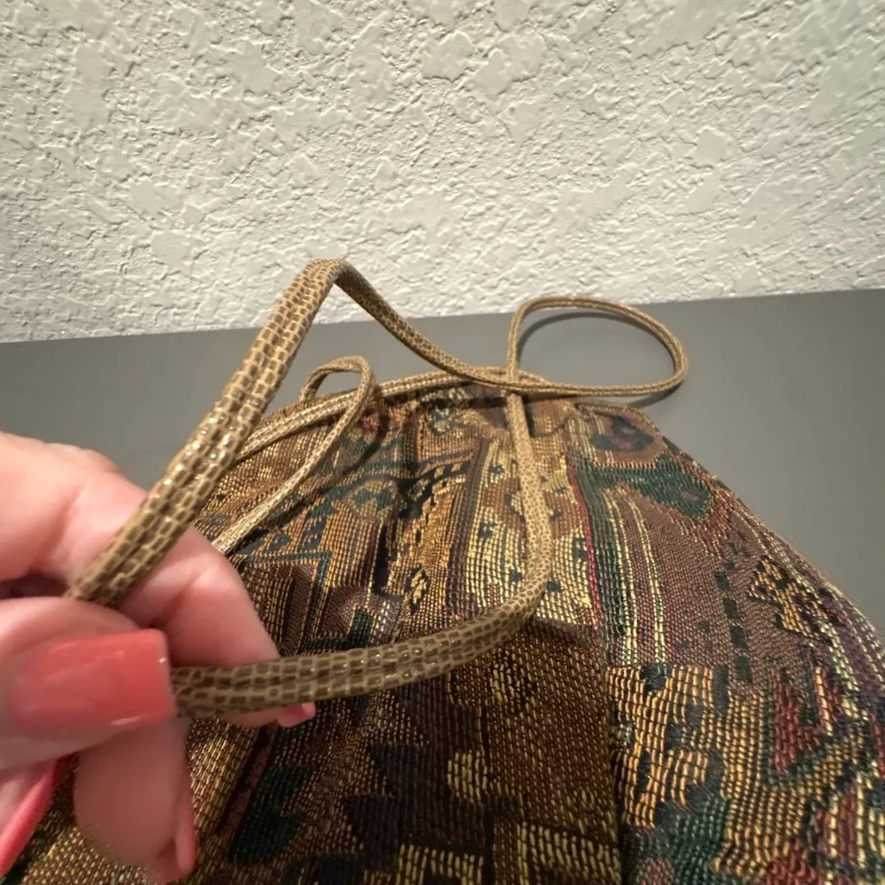 Vintage‎ Boho Tapestry Hobo Bag Purse Shoulder Handbag Ethnic Southwestern Brown